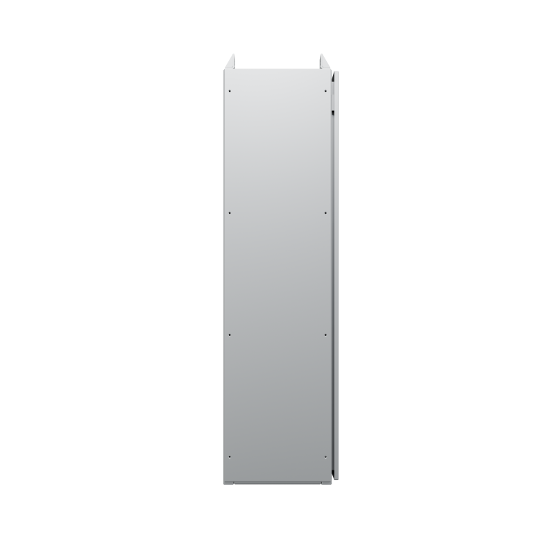 FS-X Single door steel floor standing enclosure side view - EncloPRIME