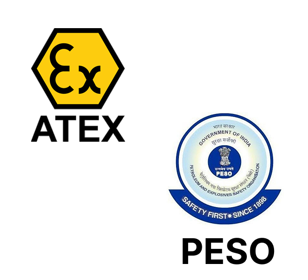 ATEX and PESO certification Logo