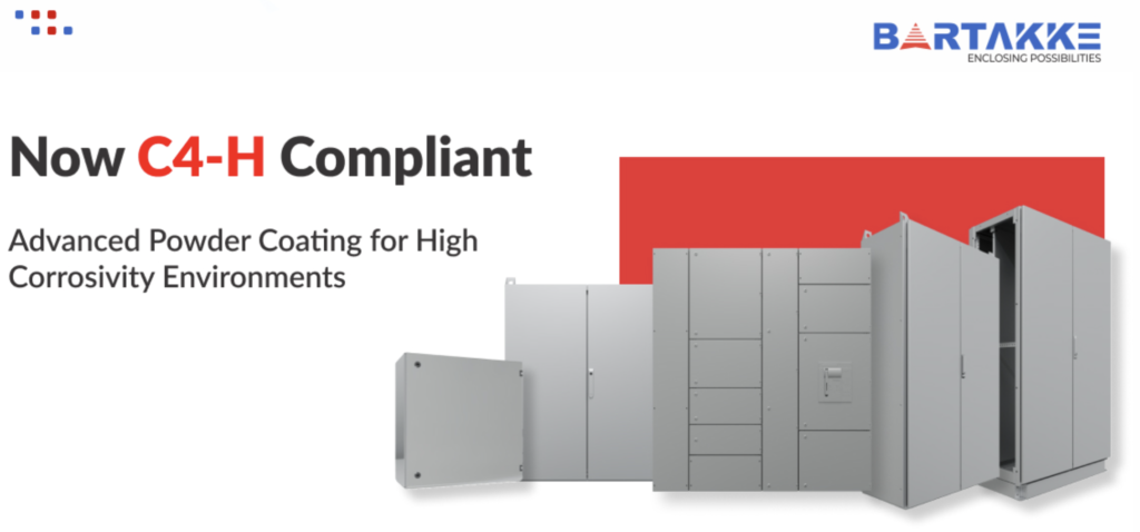 Enclosures Achieves C4 High (C4-H) Compliant Powder Coating