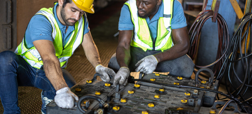 people working for Battery Recycling